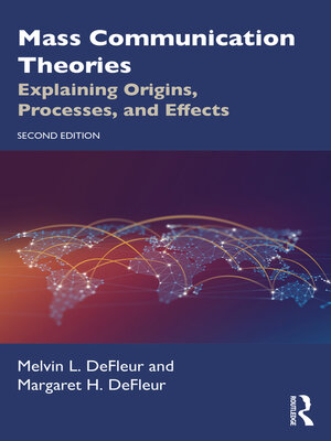cover image of Mass Communication Theories